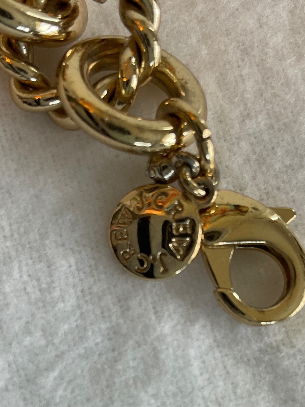 J Crew Gold Chain Link Bracelet - Picture 3 of 3